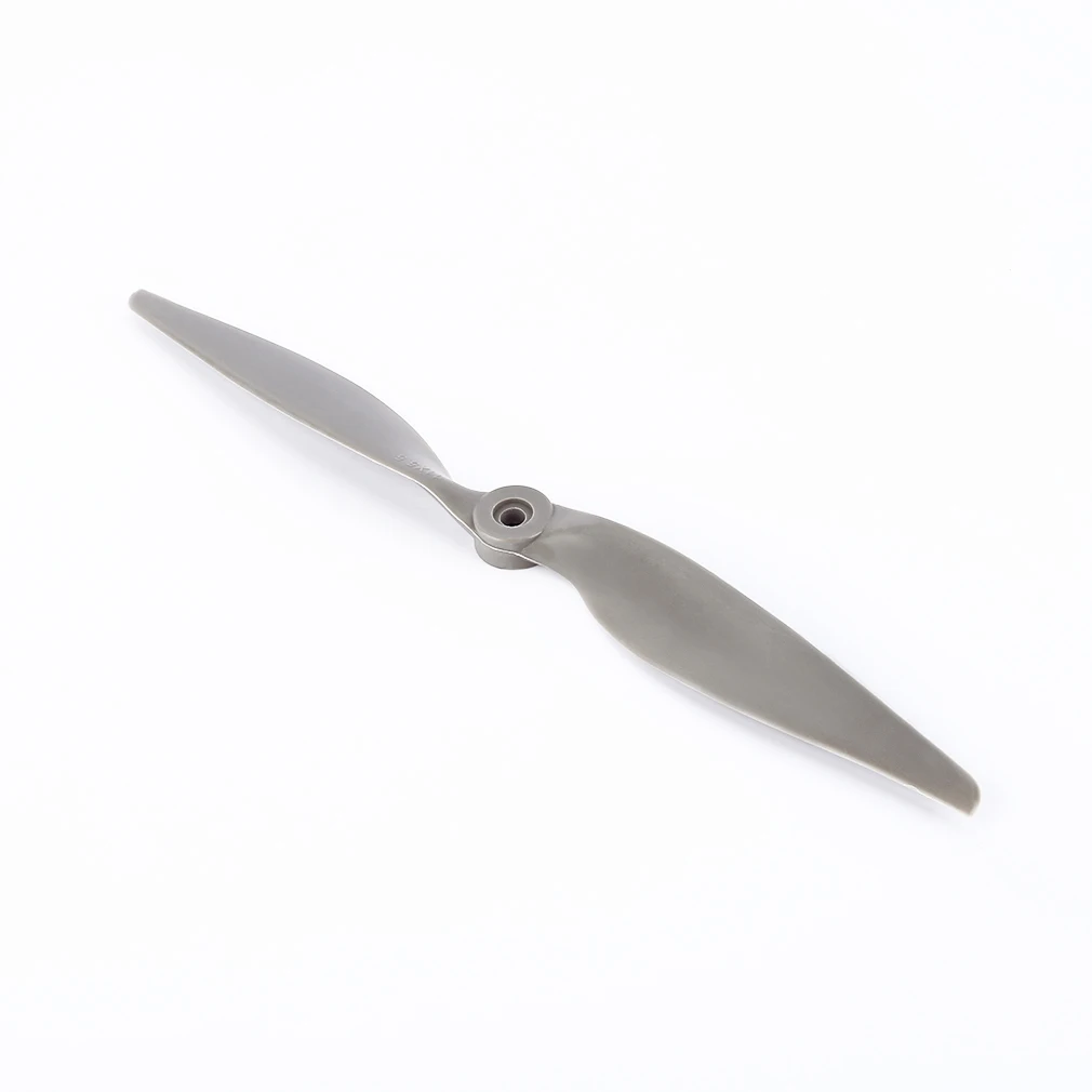 

Black 11-5.5 Thin Composite Propeller Prop with 6 Adapter rings that Adapt to Different Motor Shafts For Electric RC Airplane