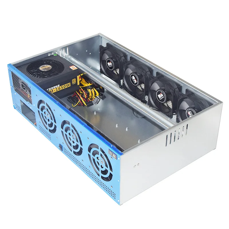B250 BTC mining rig case USB miner sever rack housing crypto Coin Aluminum Frame Mmcoin ETH ETC XMR gtx1080 1080ti RX480 RX570 B250 BTC mining rig case USB miner sever rack housing crypto Coin Aluminum Frame Mmcoin ETH ETC XMR gtx1080 1080ti RX480 RX570