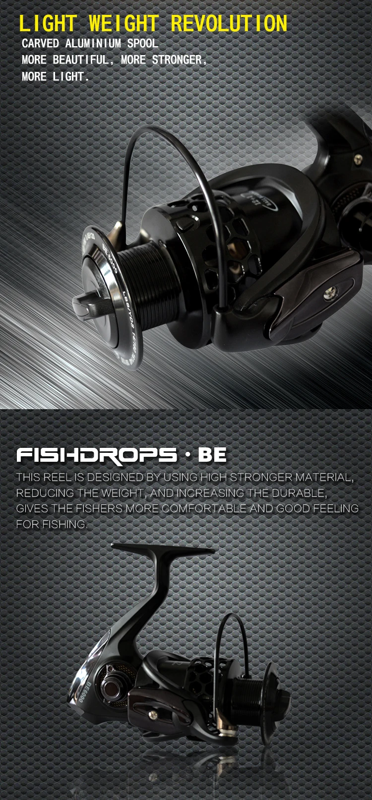 Fishdrops Fishing Reels Spinning Reel 12bb Saltwater Lightweight Pesca Size 1000-7000 Fishing Wheel Coil Hot Sale Fishdrops Fishing Reels Spinning Reel 12bb Saltwater Lightweight Pesca Size 1000-7000 Fishing Wheel Coil Hot Sale
