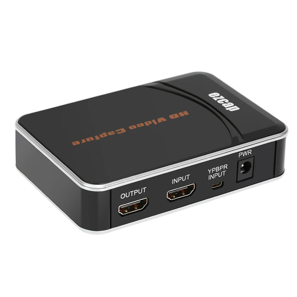 EZCAP HD Video Game Capture Box HDMI YPbPr Recorder One clink Record