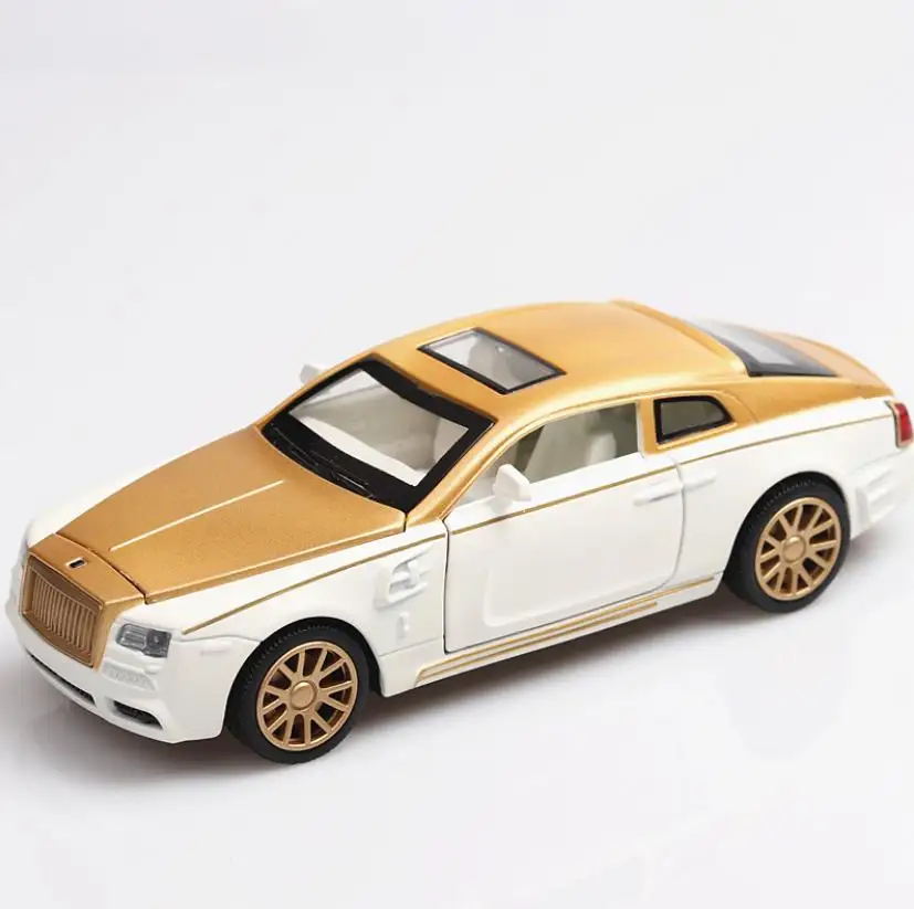 yitao Voiture modèle 1//24 Alliage Rolls Royce Cullinan SUV Modèle Moulé sous Pression Jouet Voiture Simulation Son Lumière Tirer Collection Jouets Véhicule