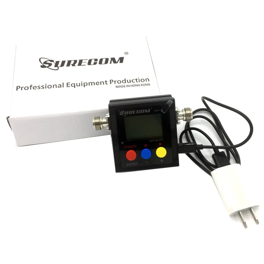 SURECOM SW-102 SW102 vswr 100 - 520MHz meter with frequency counter & power meter (1)