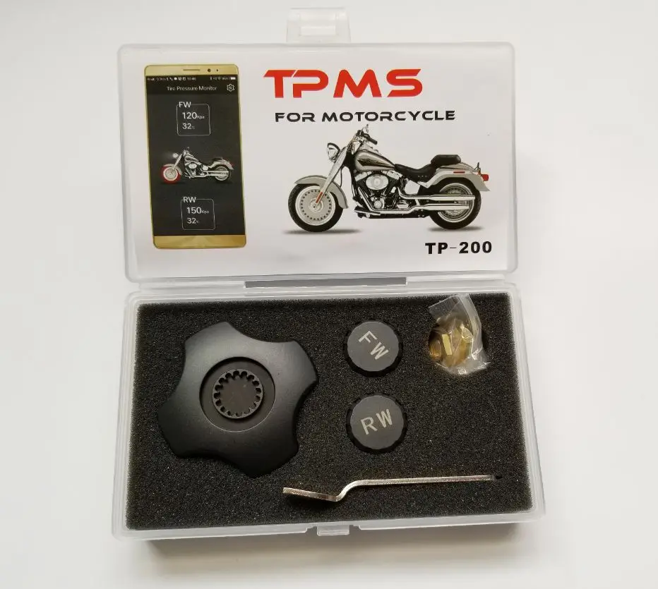 US $26.10 Tp200 Motorcycle Bluetooth Tire Pressure Monitoring System Tpms Mobile Phone App