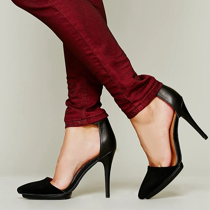 pointed open heels