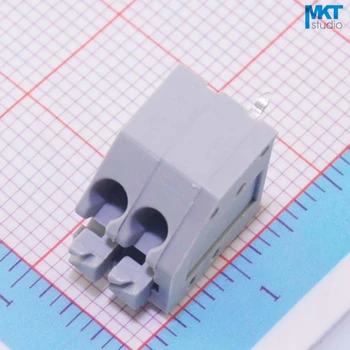 

100Pcs 2P A-Type 3.50mm Pitch Spring Clamp PCB Screwless Terminal Block