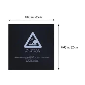 

5 Pcs 3D Printing Build Surface 3D Printer Plate for Heatbed Heated Bed 8.7 * 8.7inch (Square) silk screen pill press dies