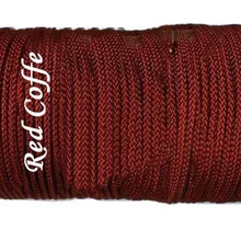 3 мм атласный шнур оплетенный нейлоновый шнур-красный coffe-130m/украшения в стиле рок-н-ролл результаты Макраме Веревка браслет шнуры для аксессуаров