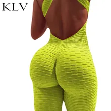 Womens Sexy Hollow Out Halter Backless Bodysuit Ruched Butt Lift Jumpsuit Sleeveless Sport Cross Bandage Playsuit Leggings Womens Sexy Hollow Out Halter Backless Bodysuit Ruched Butt Lift Jumpsuit Sleeveless Sport Cross Bandage Playsuit Leggings