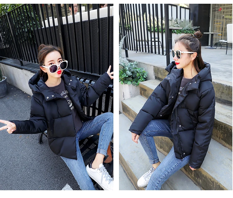 Spring Autumn Winter New 2018 hooded coat Plus Size Women Parks Long Sleeves Women Winter Coat slim Female Outwear Winter Jacket (20) - 