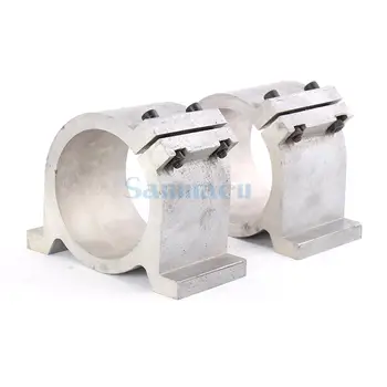 

65/80mm CNC Spindle Motor Holder Mount Bracket Clamp Cast Aluminum Tilt Type