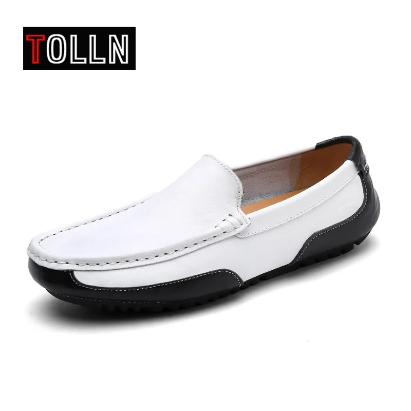 

2019 New Men's Genuine Leather Loafers Extra Soft Shoes Man Casual Slip-on Driving Shoes Man Loafers Men Genuine Leather Shoes