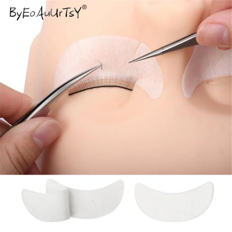 

200pairs Eye Pads Patches for Eyelash Extension Patches Eyelash Hydrogel Eyelash Pads False Eyelashes Under Eye Pads Tips Sticke