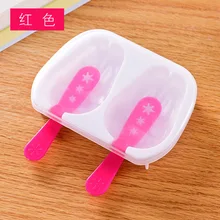 1 PcsKitchen гаджеты Снеговик лотки для льда кролик мороженое эскимо формочки для льда в виде фруктового льда коробка с крышкой синий красный цвет