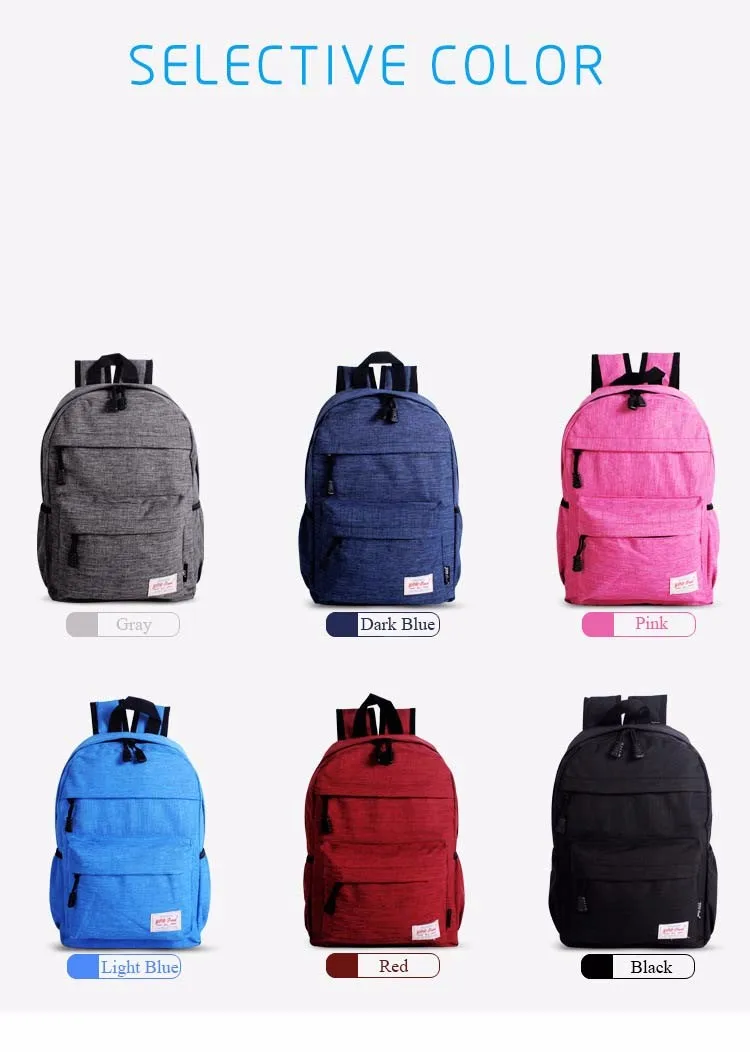 de viagem multifuncional mochilas saco de escola para adolescente unisex