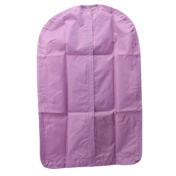 

New Purple Oxford Clothes Dust Covers Suit Garment Coat Cloth Hanging Protector Zipper Storage Pouch Bag Organizer Accessories