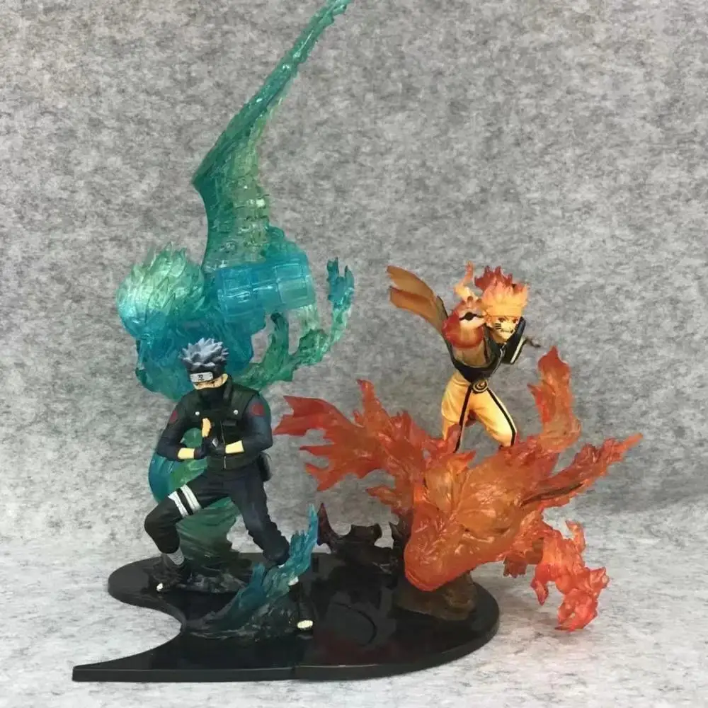 Anime Naruto Shippuden Uzumaki Naruto Uchiha Sasuke Hatake Kakashi PVC Action Figure Collectible Model Toys for Christmas Gift (5)