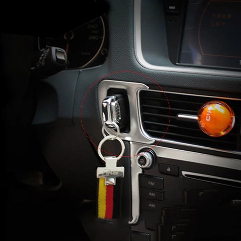 Stainless Steel Interior Car Keyhole Decorative Cover Trim Car