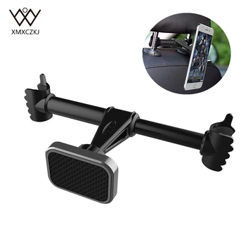 

XMXCZKJ Magnetic Back Seat Car Holder Mobile Cell Phone Stand Support For iPhone Smartphone Magnet Head Headrest Car Accessories