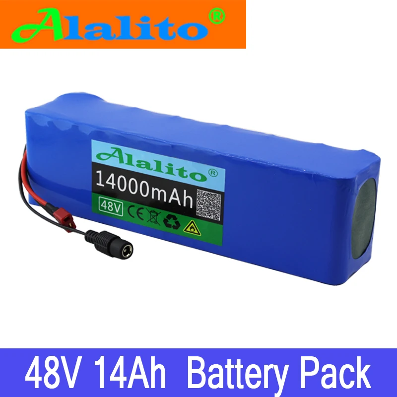 

Alalito 48V 14ah 13s3p High Power 18650 Battery Electric Vehicle Electric Motorcycle DIY Battery BMS Protection