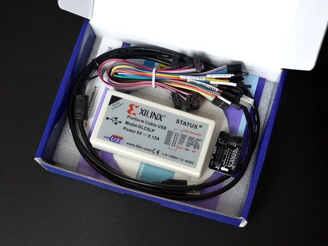 $US $18.60  Xilinx Platform Cable USB FPGA CPLD Download the debugger Support the JTAG Slave Serial SPI is stab