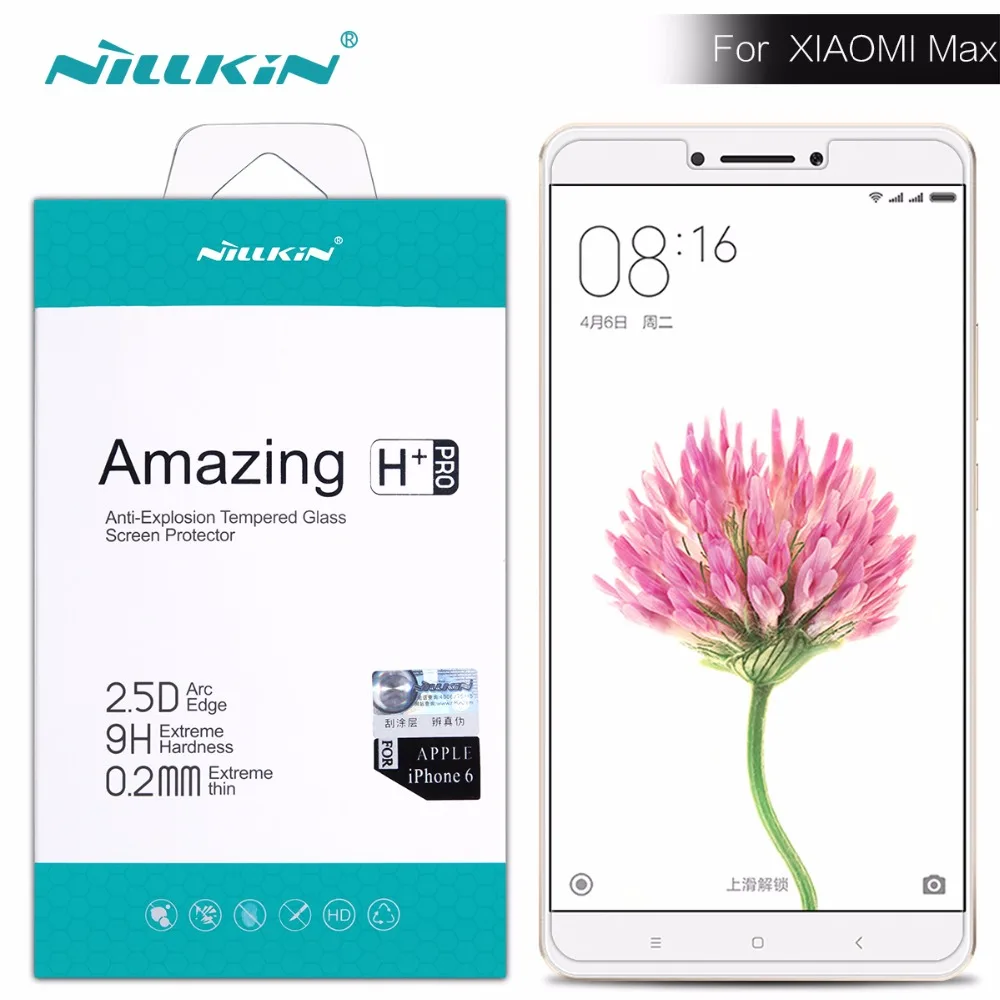 Xiao mi max защитная пленка из закаленного стекла Nillkin Amazing H+ Pro, Противоударная Защитная пленка для Xiaomi mi Max 3, стеклянная пленка для Max 2