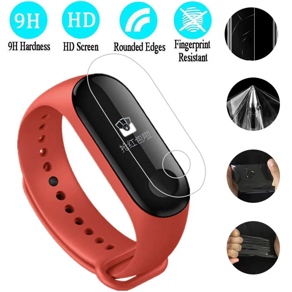 

Ransparent Clear Screen Protection Film For Xiaomi Mi Band 3 Bracelet Ransparent Clear Screen Protection Film 2.28