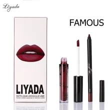 14 unids/lote 8 Набор Водонепроницаемый матовый бархат с добавкой не для увядающих губ матовый блесек для губ Губная помада набор для макияжа прочная жидкость