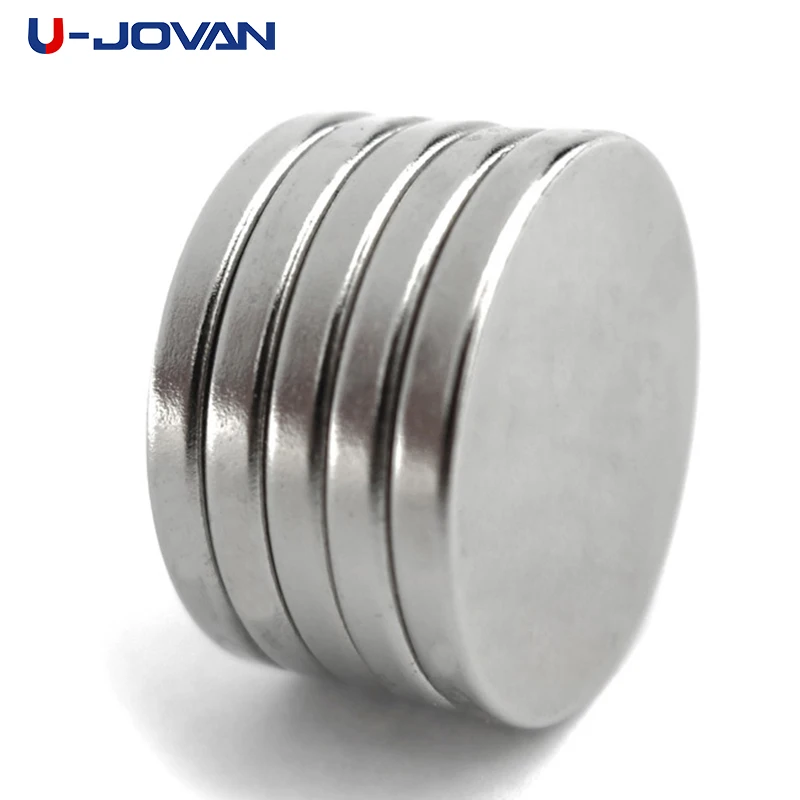 U-JOVAN 5 шт. 25x3 мм маленькие круглые магниты супер сильные N35 блок ремесло редкоземельный неодимовый магнит