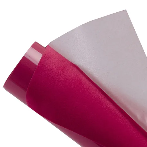 Ice стая передачи тепла винил нескольких цветов Переводные железные для декора одежды hat сумка рубашки виниловой пленки A4 листа 20x30 см - Цвет: Pink