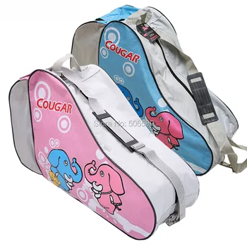 

free shipping skate bag blue pink red color nylon 600D
