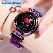 

LEMDIOE H1 Smart Watch Women Fitness Tracker Android Smart Bracelet Waterproof Heart Rate Monitoring Sport Bluetooth For IOS