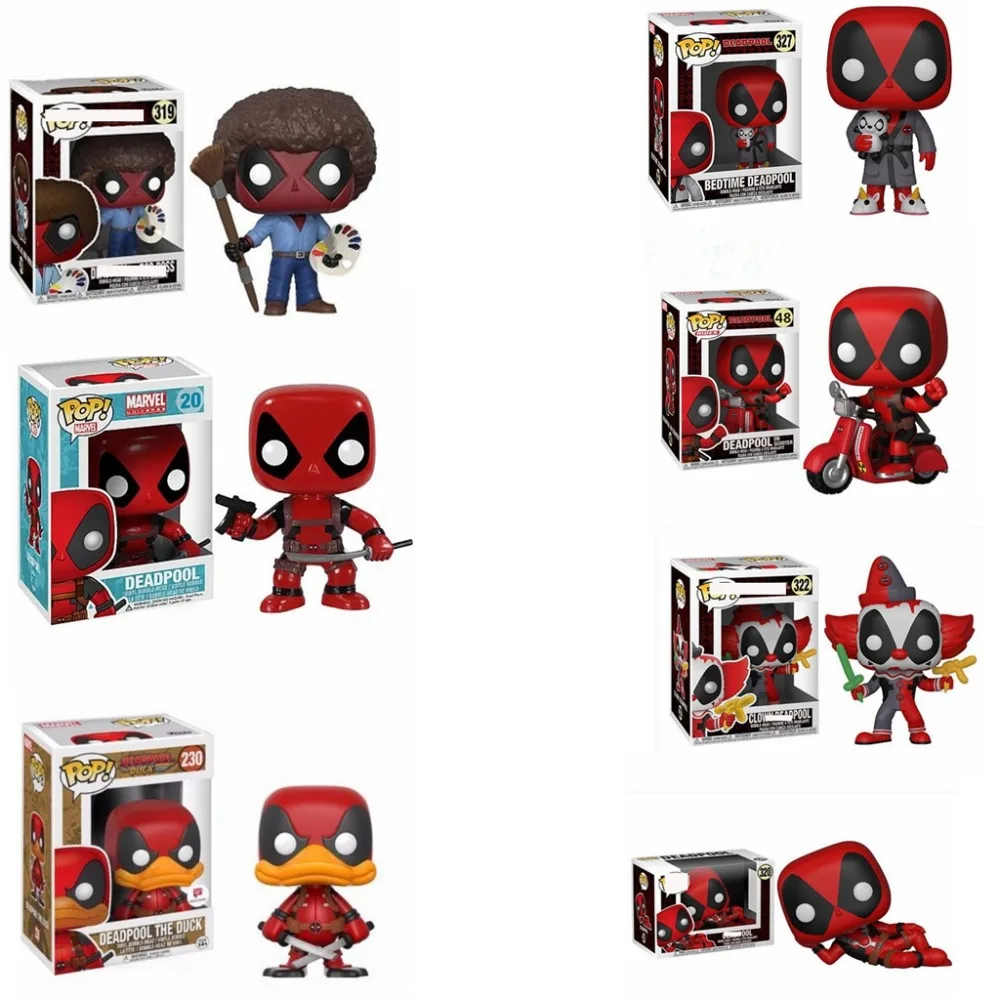 Поп Marvel супер герой Дэдпул Brinquedos фигурку игрушки для друзей детей подарок на день