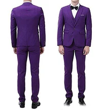 Customize 3 Piece Suit Wedding Tuxedos Groom Tuxedos With Notch Lapel Single Button Center Vent Men Blazer(Jacket+Pants+Vest) Customize 3 Piece Suit Wedding Tuxedos Groom Tuxedos With Notch Lapel Single Button Center Vent Men Blazer(Jacket+Pants+Vest)