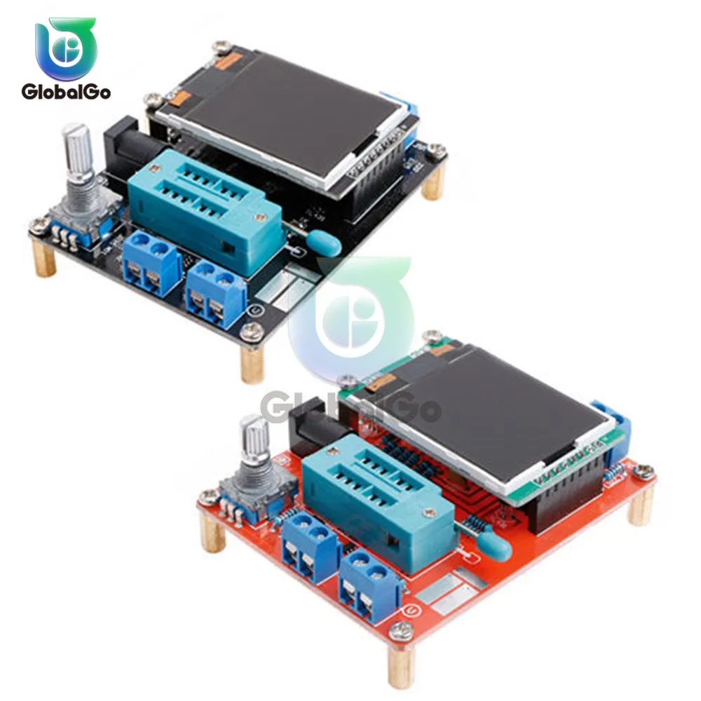 

Mega328 GM328B English Full Assembled Transistor Tester LCR Diode Capacitance ESR Meter PWM Square wave Frequency Signal