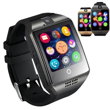 Sim tf-einbauschlitz smart watch kamera smartwatch intelligente uhr q18s reloj inteligente armbanduhr für ios huawei samsung xiaomi