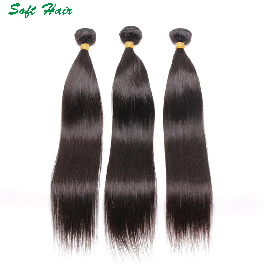 

7A Grade Unprocessed Indian Virgin Hair Straight 3 Bundle Queen Virgin Hair Indian Human Weave Bundles Natural Hair Products