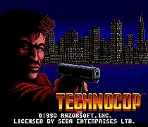 Technocop 16 бит MD игровая карта для sega Mega Drive для sega Genesis