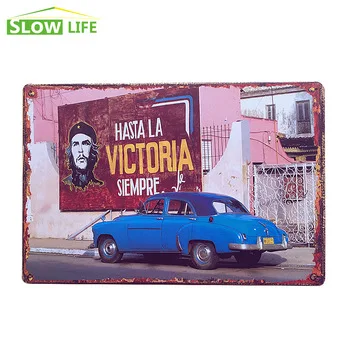 Hot Sale Car Tin Sign 8"x12" Metal Sign Bar/Pub/Cafe Wall Decor Metal Plaque Vintage Home Decor Metal Painting Metal Craft