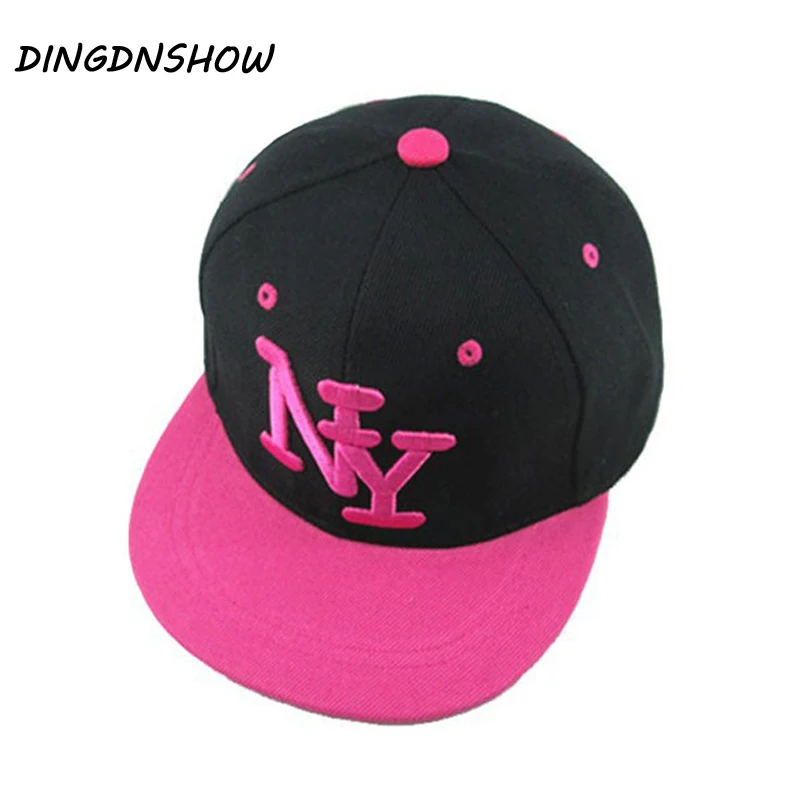 

[DINGDNSHOW] 2019 Fashion Children NY Letter Baseball Cap Snapbacks Kid Boys and Girls Adjustable Hip Cop Cap Casquette