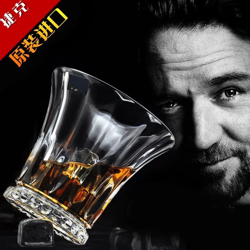 

Imported from Czech Crystal glass Beer glass whisky glass wine cup transparent cup fruit juice cup
