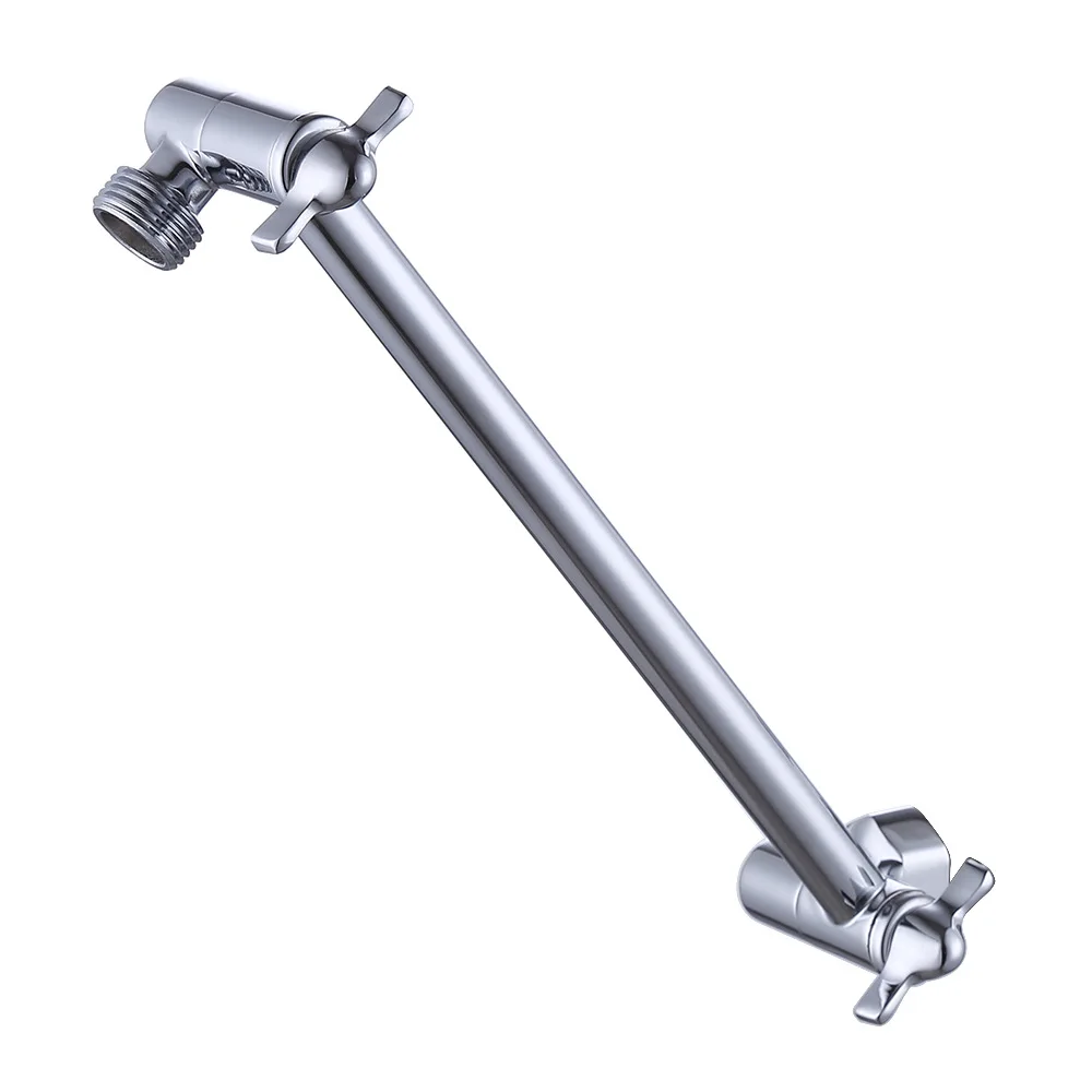 

11" Solid Brass Adjustable Shower Extension Arm