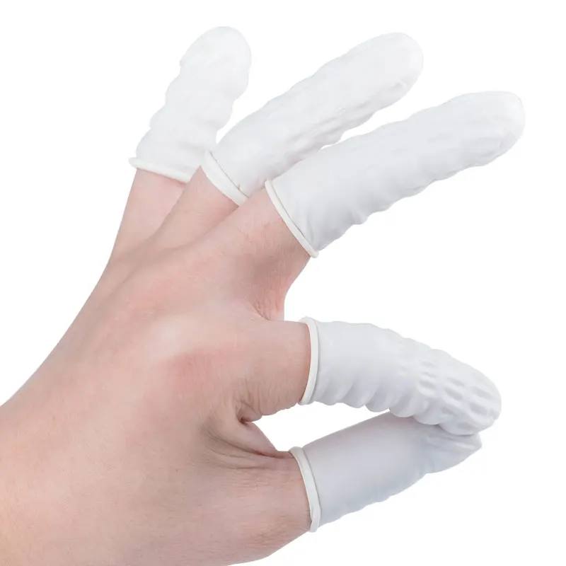 Buy 100pcs/package Latex Rubber Finger Cots Sets