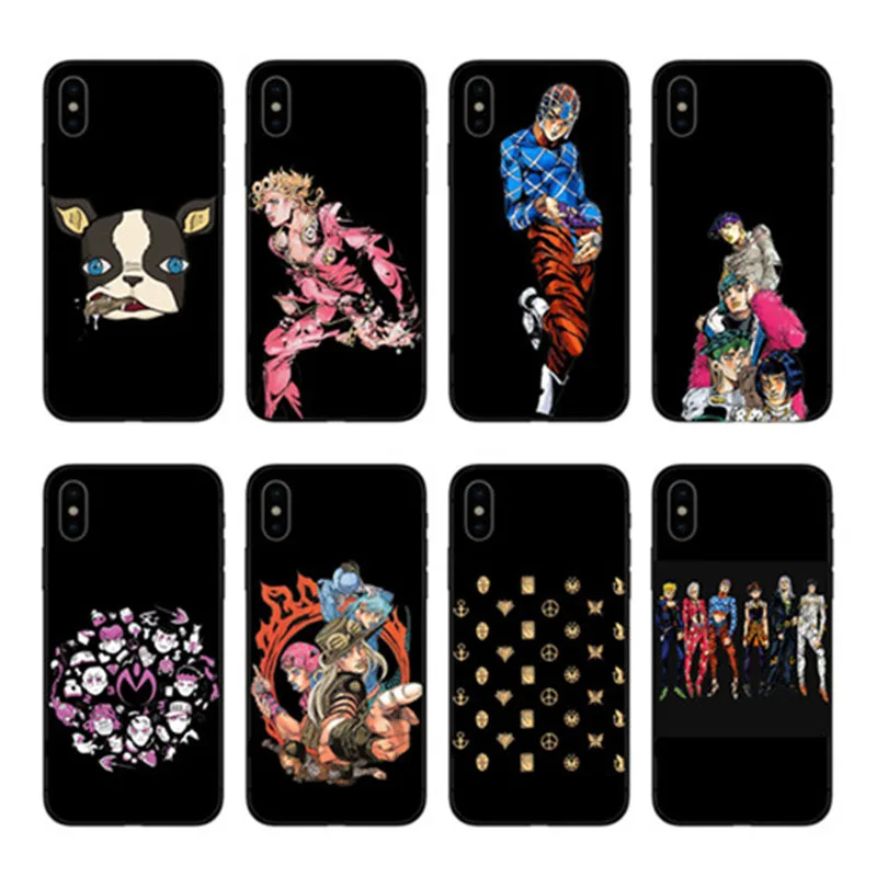 

JOJO’S BIZARRE ADVENTURE OVER HEAVEN JoJo Anime phone accessories Case Cover Shell For Apple iPhone XR XS MAX X 8 7 Plus 6 5