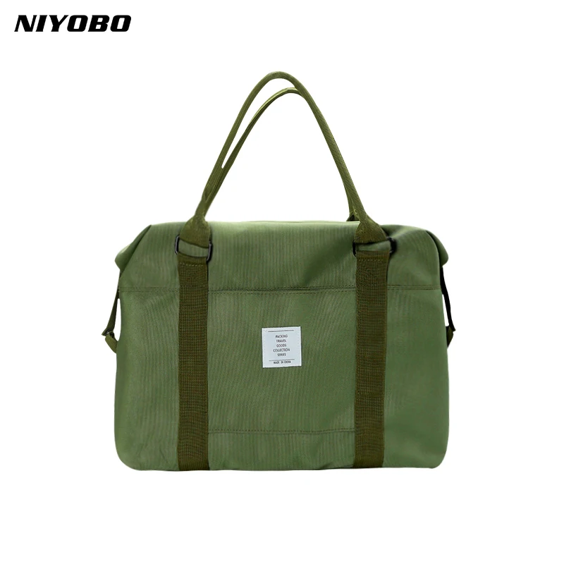 NIYOBO Largel емкость Для женщин Водонепроницаемый дорожная сумка просто Повседневное Для мужчин Портативный ручной Чемодан вещевой мешок