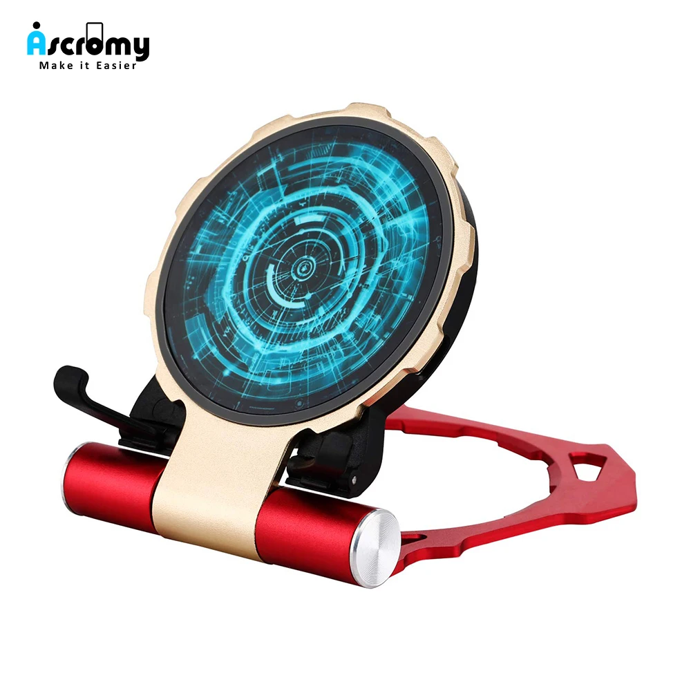 

Ascromy Foldable Wireless Charger Stand holder phone Rotatable Wireless Charging Pad For Xiaomi mi 9 mix 2s mi9 Huawei P30 pro