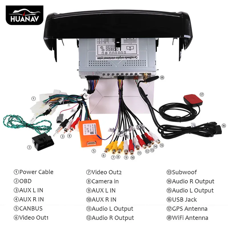 Top Android 8.1 Car DVD Player GPS navigation For TOYOTA Land Cruiser Prado 150 2010-2013 Car auto radio player multimedia head unit 17