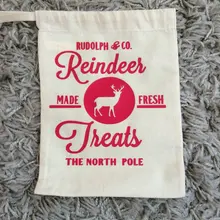 Индивидуальные рождественские подарки с оленем, подарочные сумки, новогодние вечерние сумки, наборы для выживания