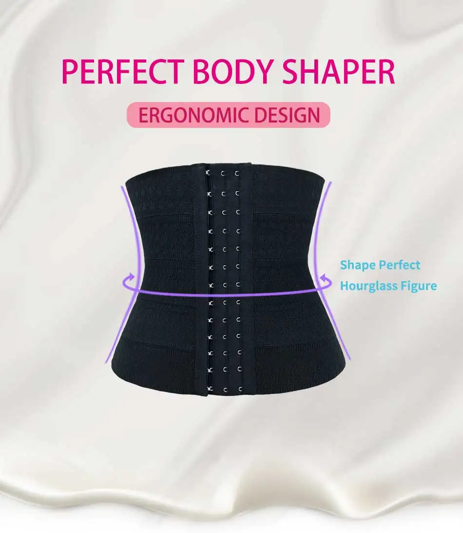 NB1286 02 Atbuty Underwear Waist Trainer Body Shaper Steel boned Underbust Control Tummy Belt Outdoor Waist Cincher Slimming Shaperwear (1)