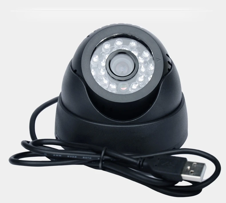  cctv camera 1080p IR Night Vision Wired USB Inset Security Camera LED Light Infrared Outdoor HD Cam - 32809772319