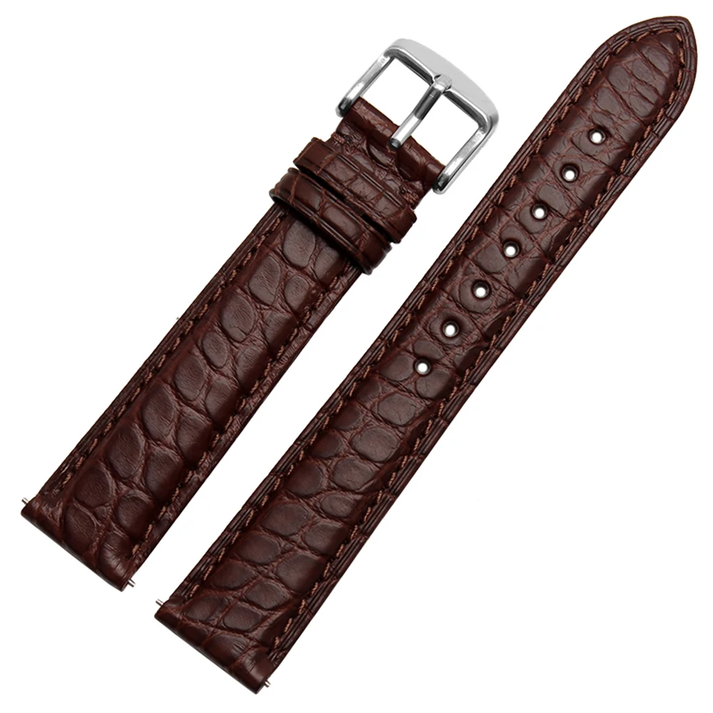 Ремешок из крокодиловой кожи для наручных часов Hauwei 18 мм|watch band 18mm|watch bandband 18mm |